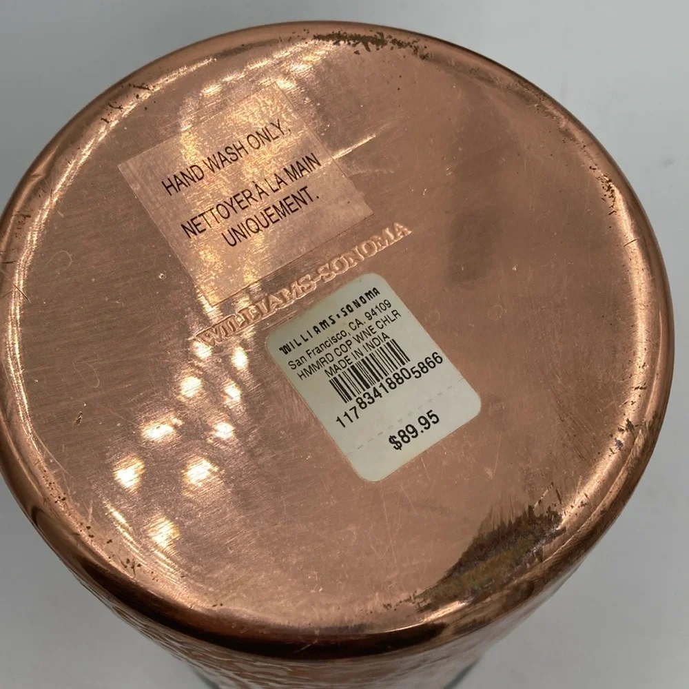 Williams Sonoma Copper Wine Bucket